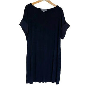 Coercion London XL black short sleeve shift dress